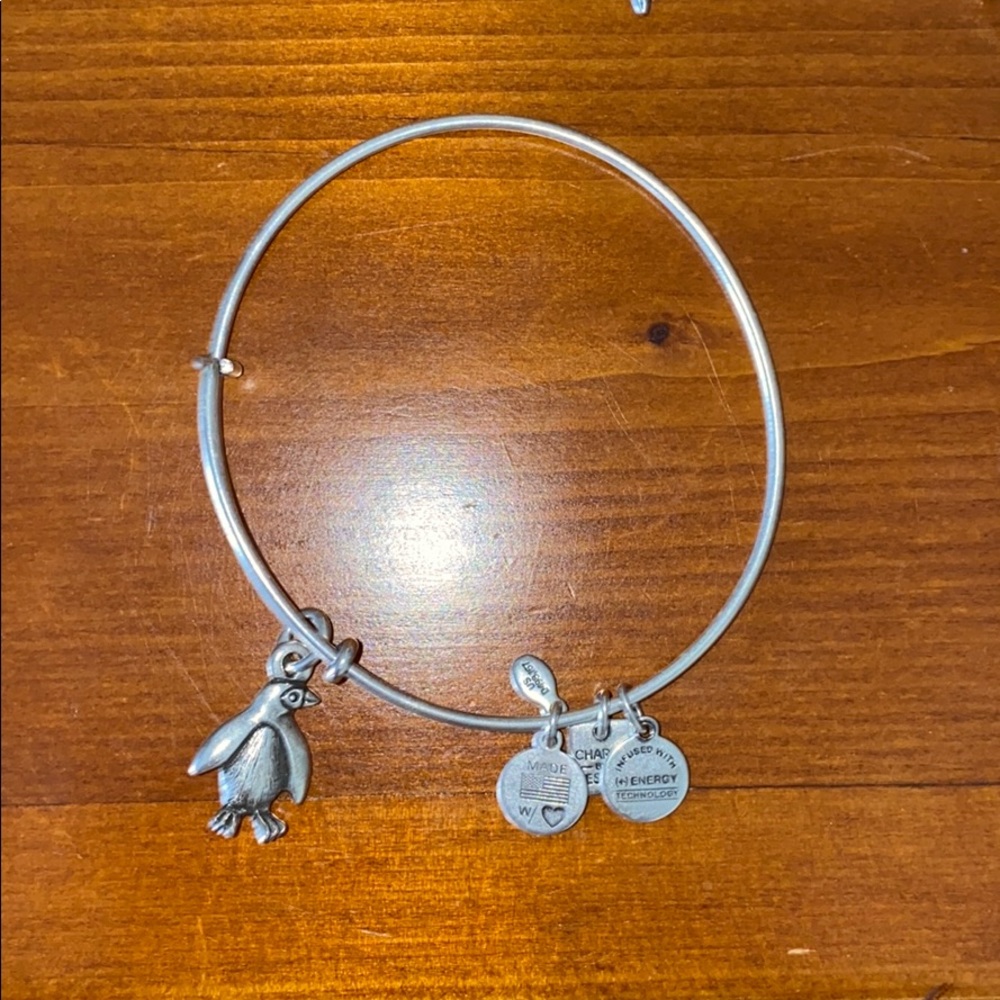 Alex & Ani Penguin Charm Bangle